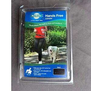 PETSAFE Black Nylon Adjustable One Size Hands Free Dog‎ Leash